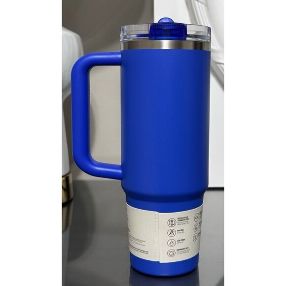 STANLEY QUENCHER PROTOUR FLIP STRAW TUMBLER, 30OZ- ROYAL BLUE - Picture 3 of 5